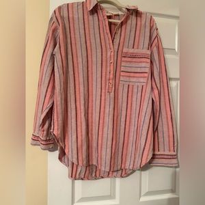 Maeve linen top sz L